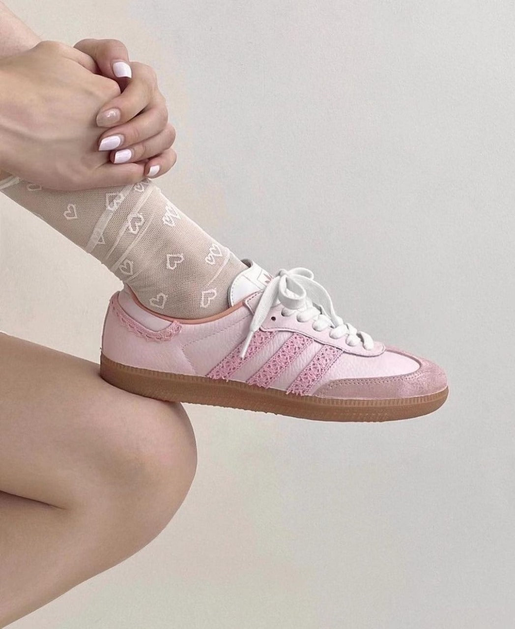 Adidas Samba Crochet Pink