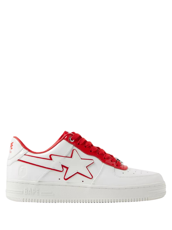 Bapesta #8 M1 'White Red'