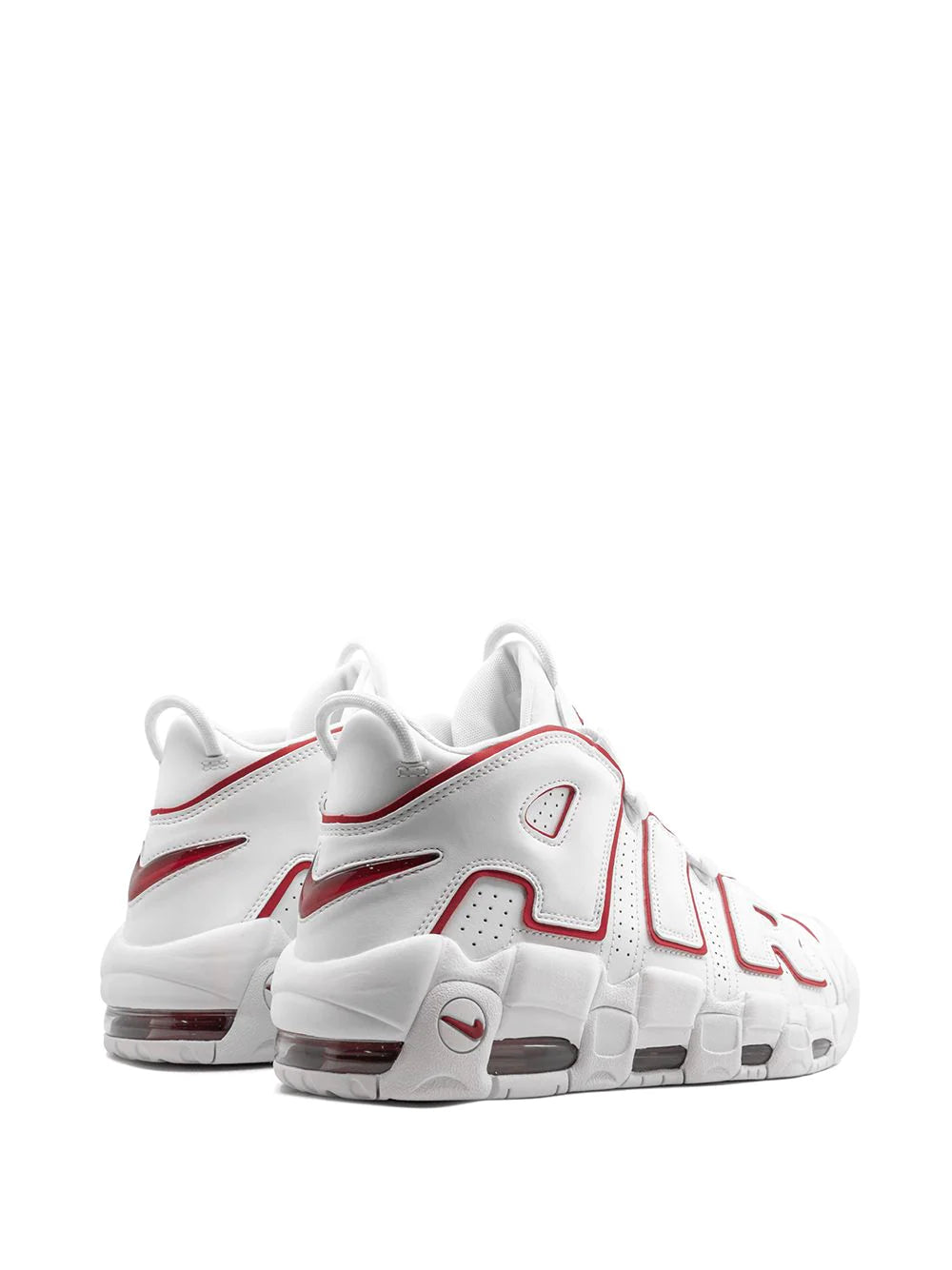 Nike uptempo White Varsity Red