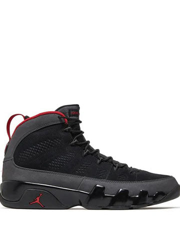 Jordan 9 Charcoal Red