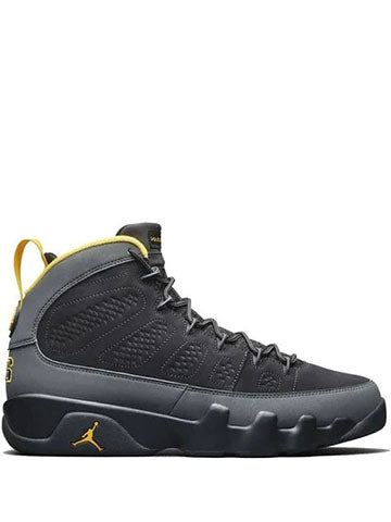 Jordan 9 charcoal gold