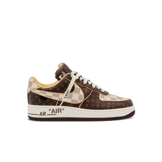 Airforce 1 Louis Vuitton Monogram Brown Damier Azur